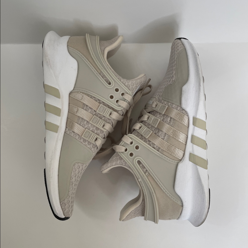 Adidas EQT Support Big Boys Size 4 Tan White